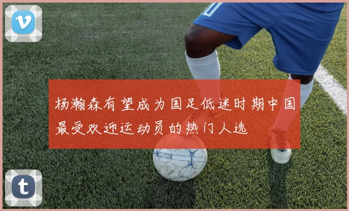 杨瀚森有望成为国足低迷时期中国最受欢迎运动员的热门人选
